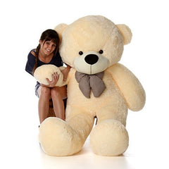 4.5ft (140cm) Teddy Bear White ( Imported )