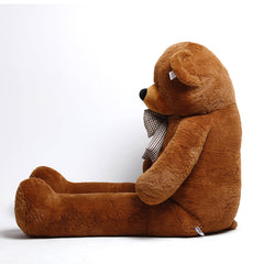 5.25ft (160cm) Teddy Bear Dark Brown ( Imported )