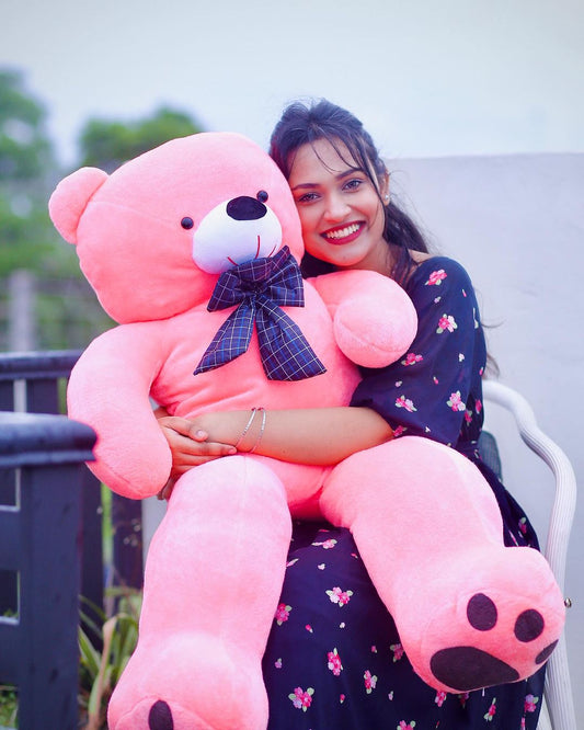 Pink Fluffy 3Ft Teddy Bear